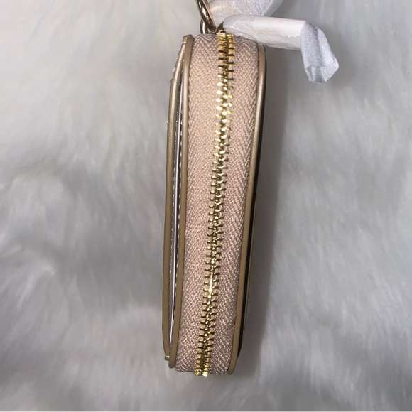 Coach Zip Card Case in light champagne New - Picture 5 of 10